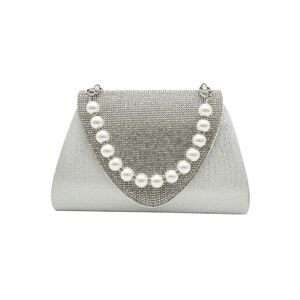 4506 Sequins Clutch Rhinestone Evening Bag Shiny Handbag with Detachable